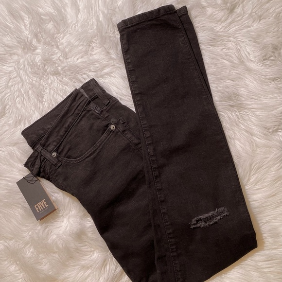 Frye • NWT Melissa Jean in Black Midnight Destroy - Picture 5 of 12